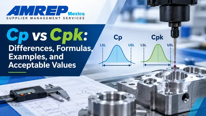Cp vs Cpk: Formulas, Examples, and Acceptable Values