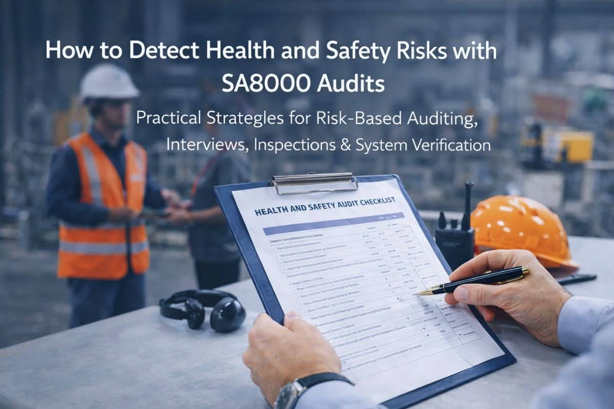 This image is about Detect Health & Safety Risks with SA8000 Audits