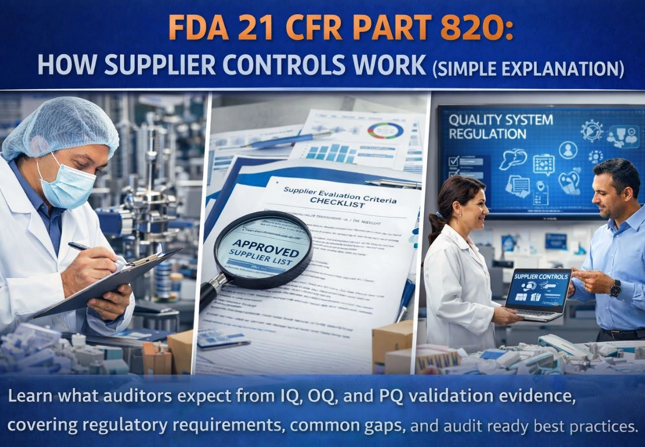 This image is about FDA 21 CFR Part 820