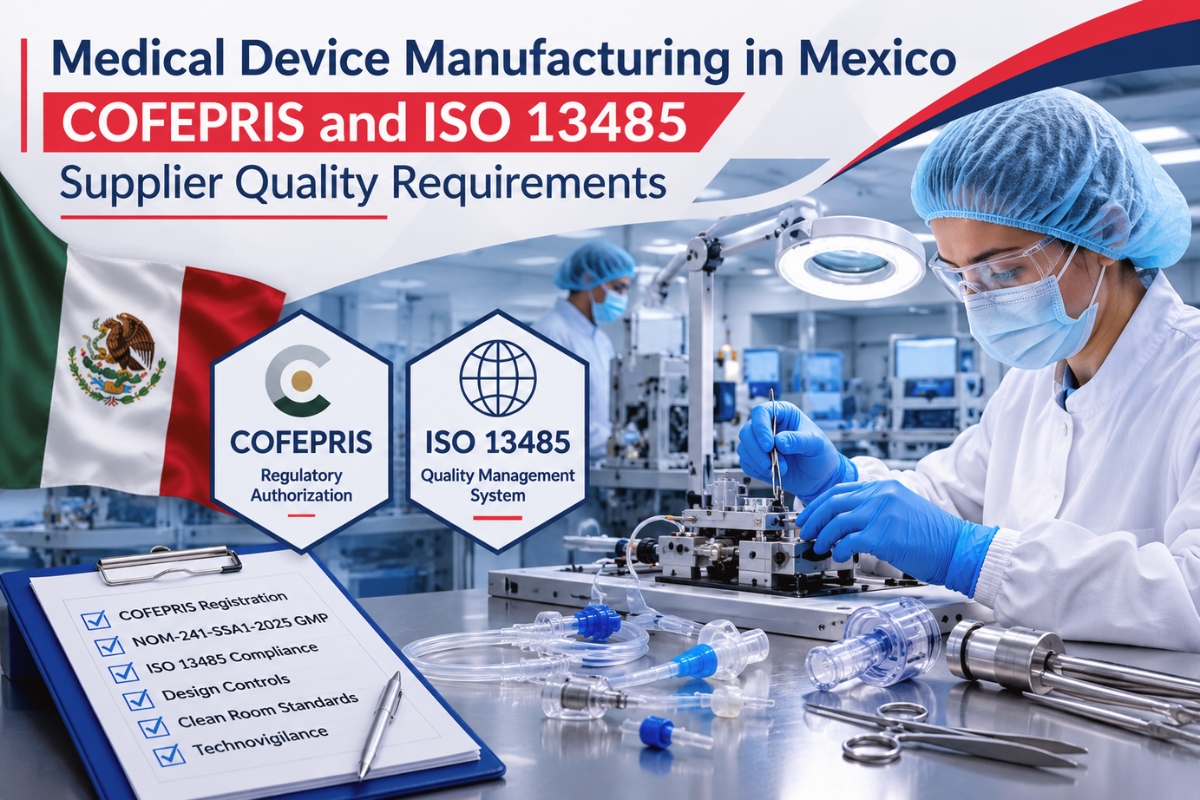 Medical Device Manufacturing in Mexico: COFEPRIS and ISO 13485 Supplier Quality Requirements