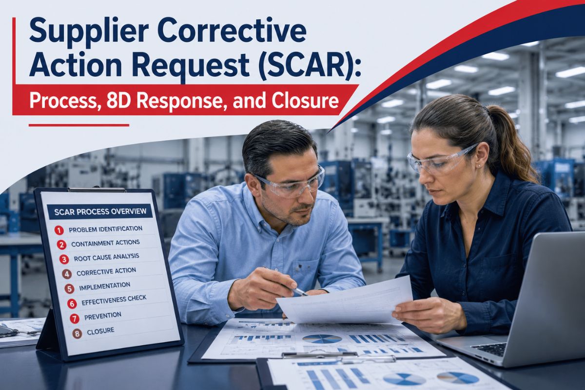 Supplier Corrective Action Request (SCAR) & 8D Guide