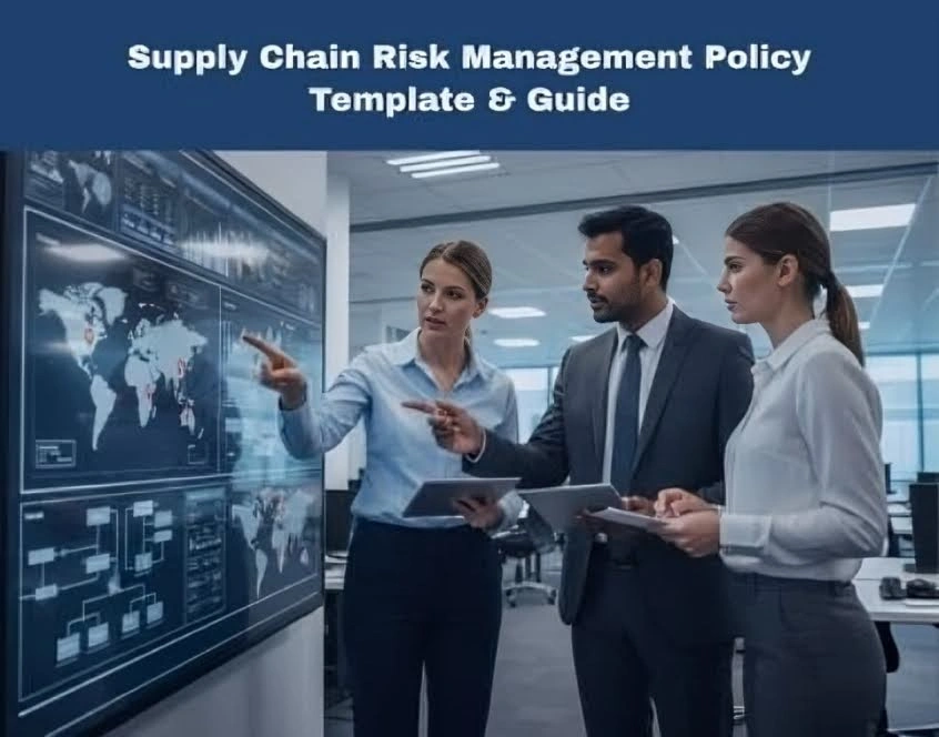 This image is about Supply Chain Risk Management Policy Template