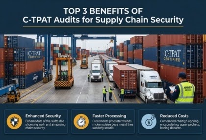 This image is about Top 3 Benefits of C-TPAT Audits for Supply Chain Security